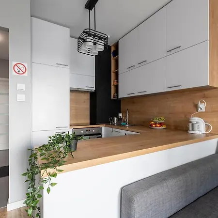 Apartament Luxury In -1-bright-secured-free Parking Łódź